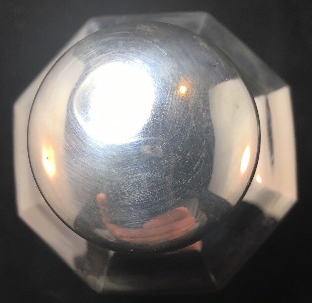 Sterling Silver Tea Caddy Octagonal Form Reed & Barton