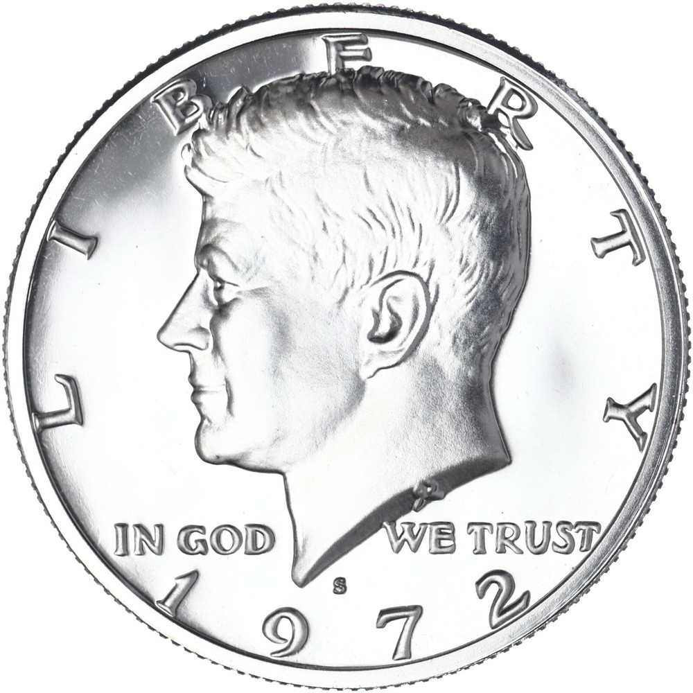 1972 S Kennedy Half Dollar Gem Proof CN-Clad