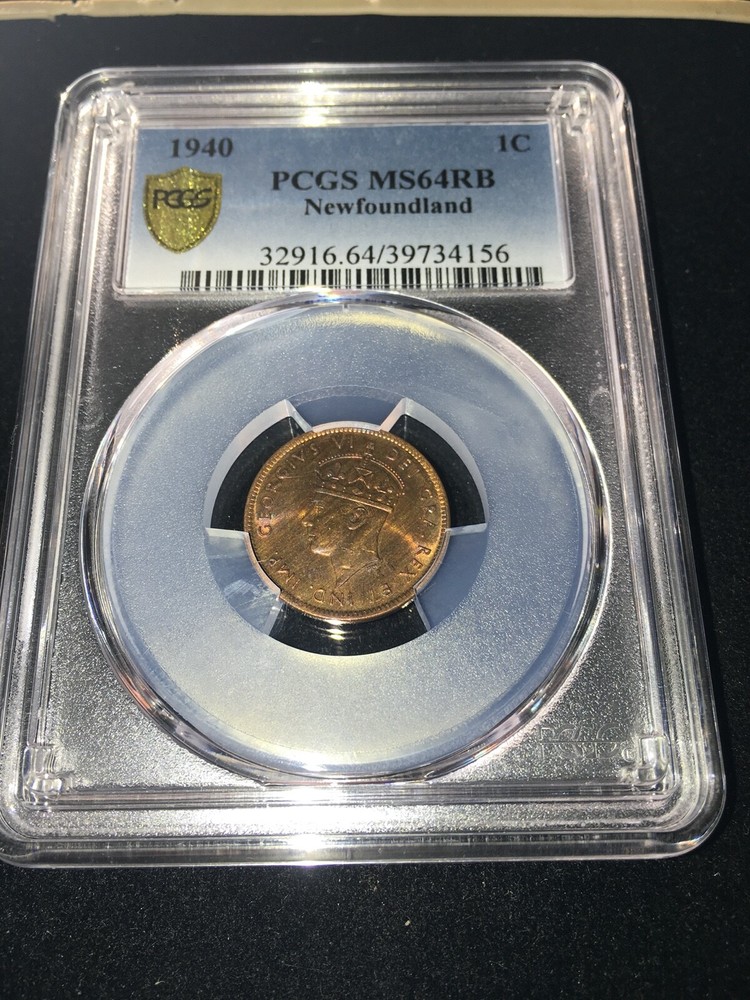 1940  Newfoundland, Small ¢1 Cent, PCGS Graded, **MS-64** #4156