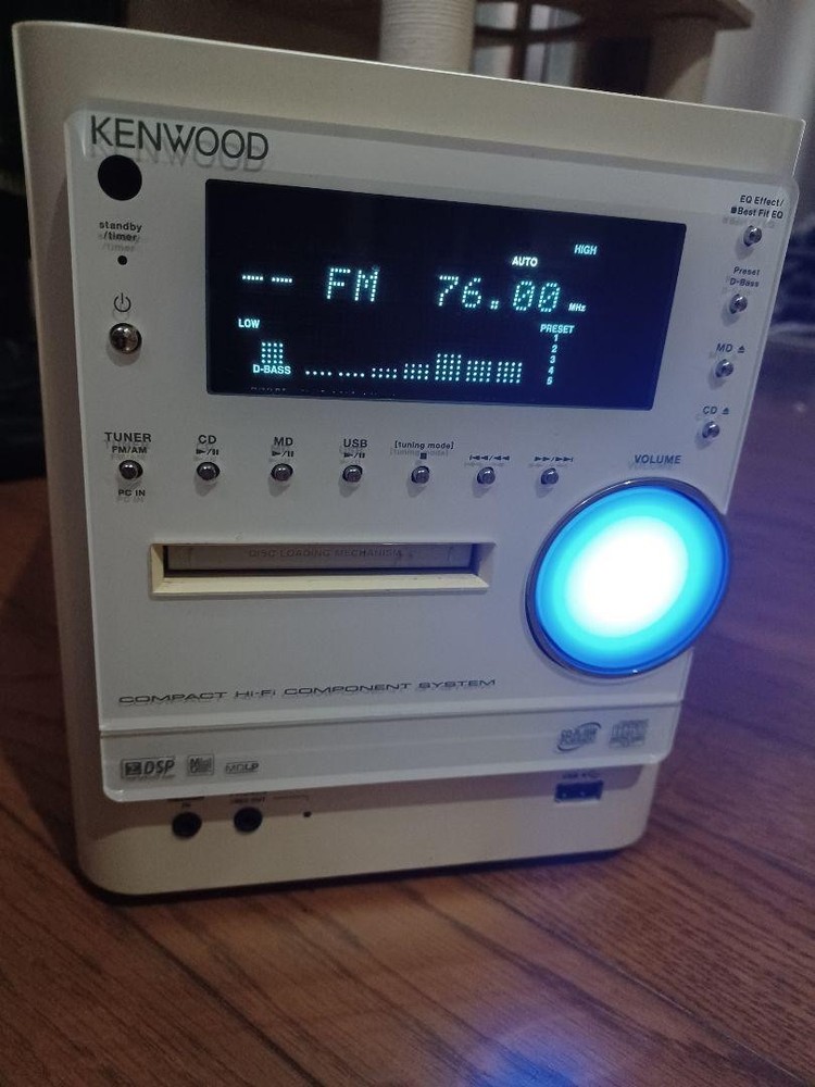 KENWOOD NDL100 CD/MD USB/USB-DAC mini component system Operation confirmed