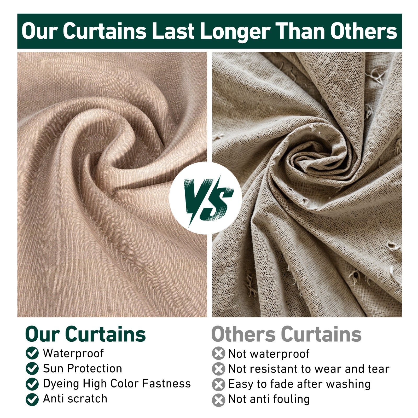 Outdoor Gazebo Canopy Privacy Curtain Replacement Universal 4 / 6 Panel Sidewall