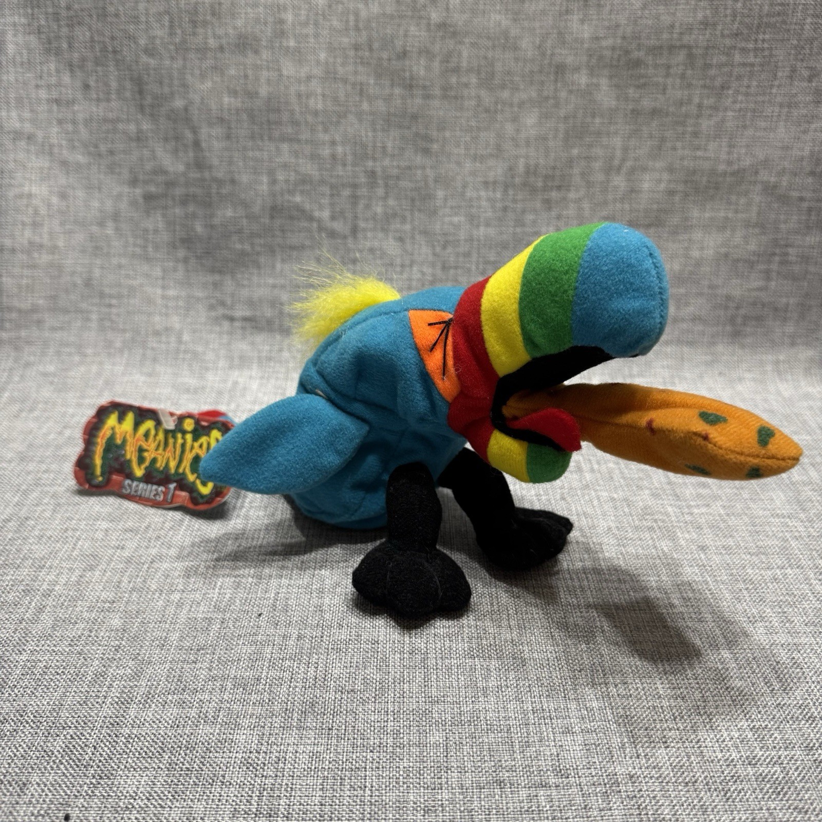 Meanies Series 1 Beanie Hurley the Toucan New with Tag Plush 1997 Vintage