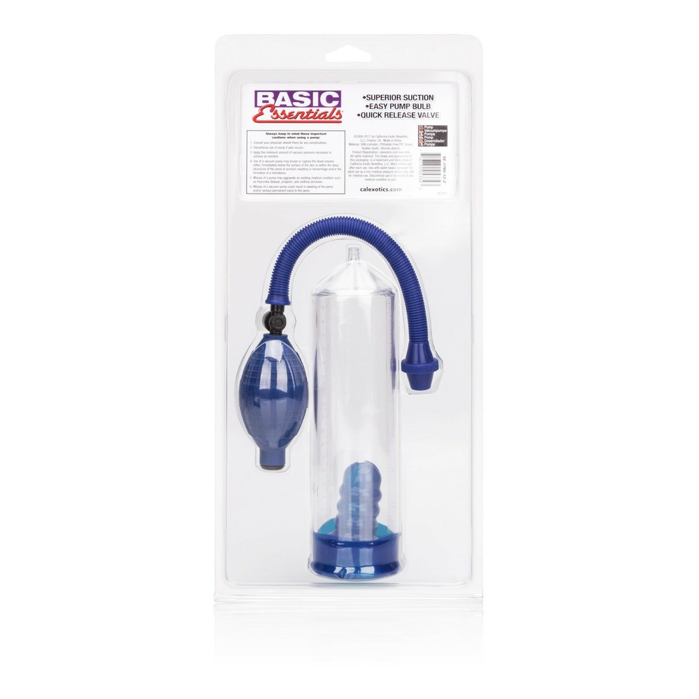 Cal Exotics Basic Essentials Penis Pump - Male Enlarger Enlargement Enhancer