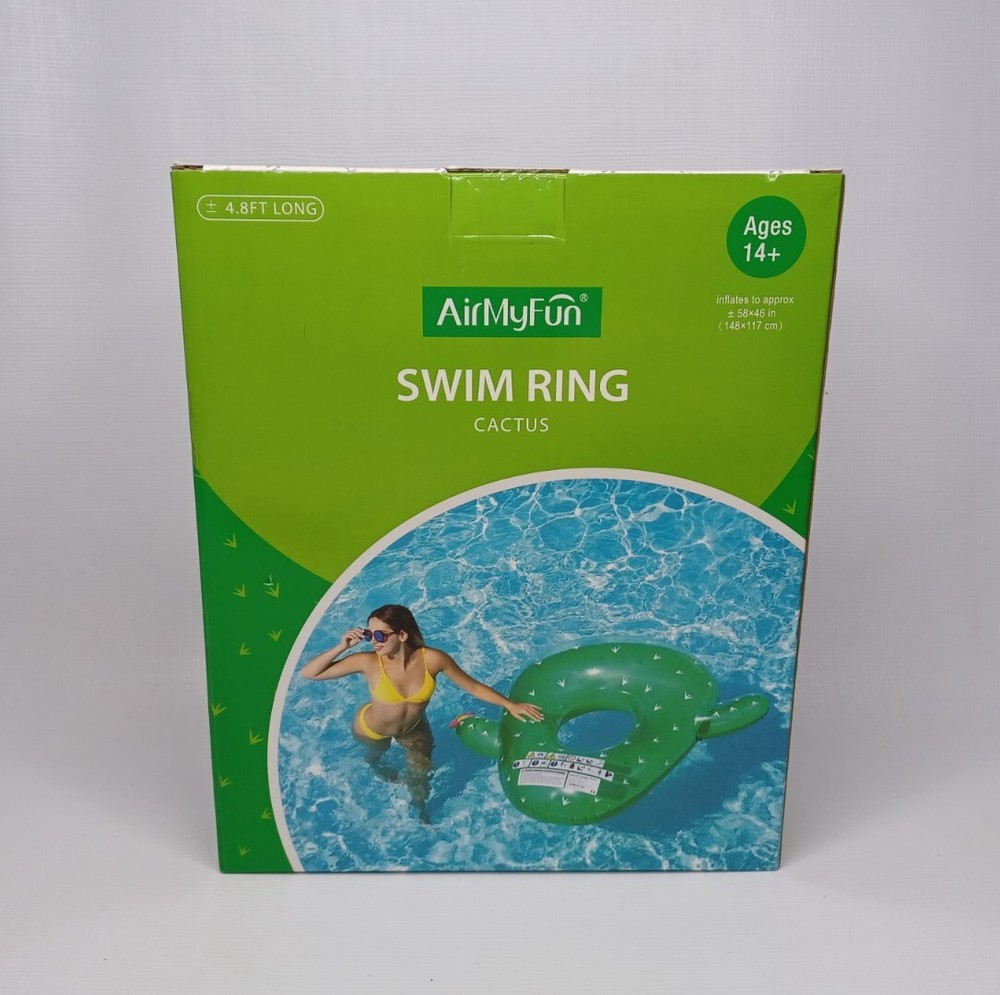 Cactus Swim Ring Pool Floatie Float