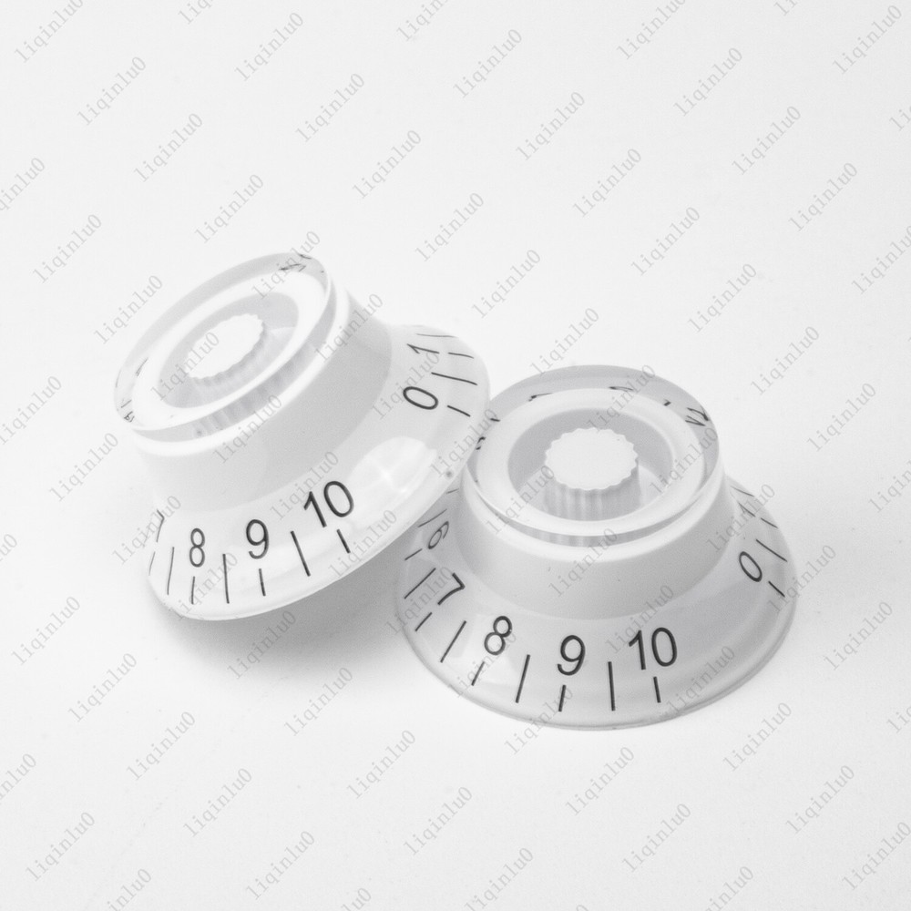 4 Pcs LP Guitar Bell Knobs 18 Fine Spline Top Hat Knobs Style for SG Les Paul