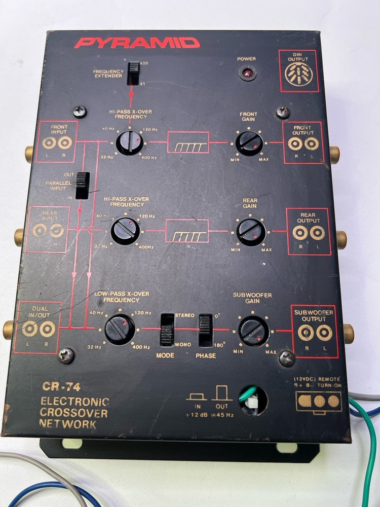 PYRAMID CR74 CAR AUDIO CROSSOVER