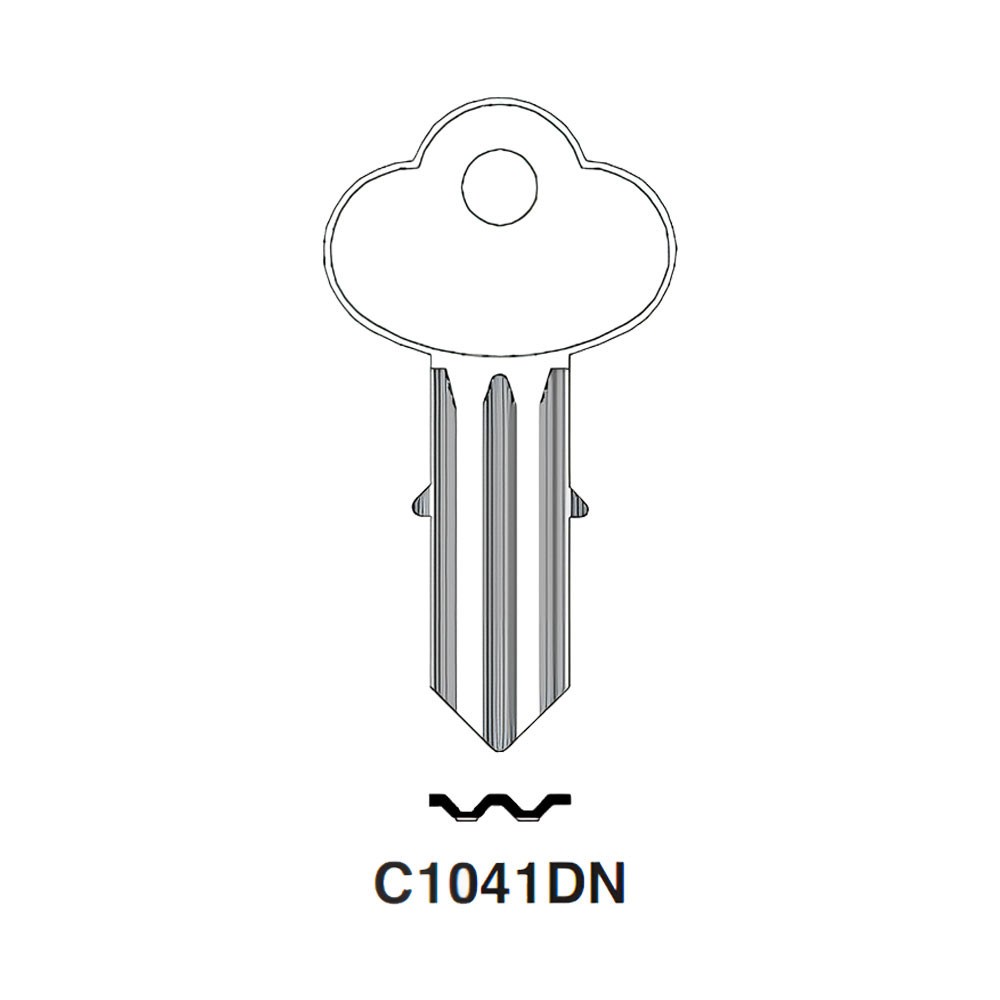 C1041DN Key Blank Nickel