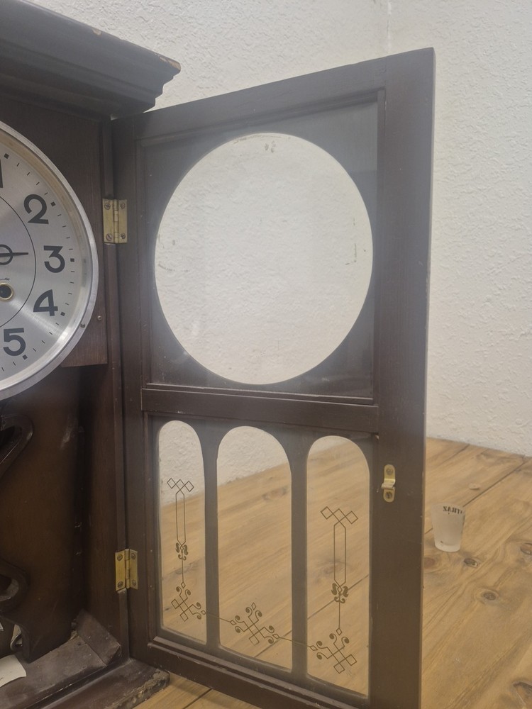 Vintage Centurion 35-day pendulum wall clock (UNTESTED)