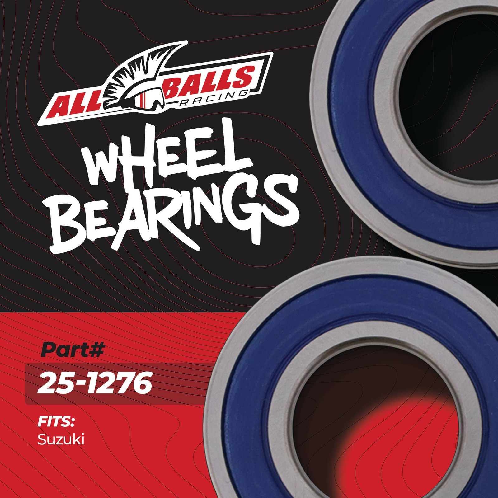 All Balls Front Wheel Bearing Seal Kit For Suzuki GSX-R600 97-09 GSXR750 96-09
