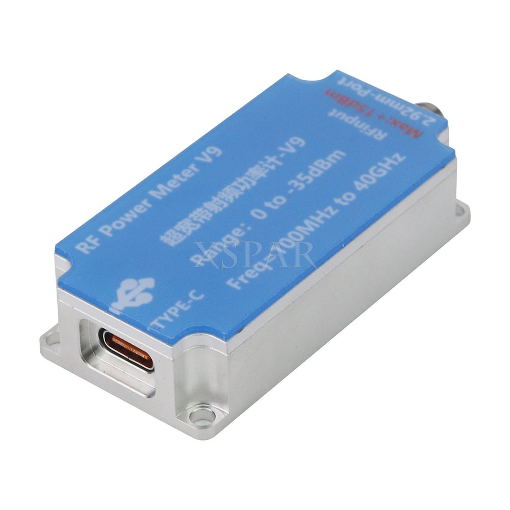 V9 USB Ultra-wideband RF Power Meter Upper Computer RMS Meter with Type-C Cable