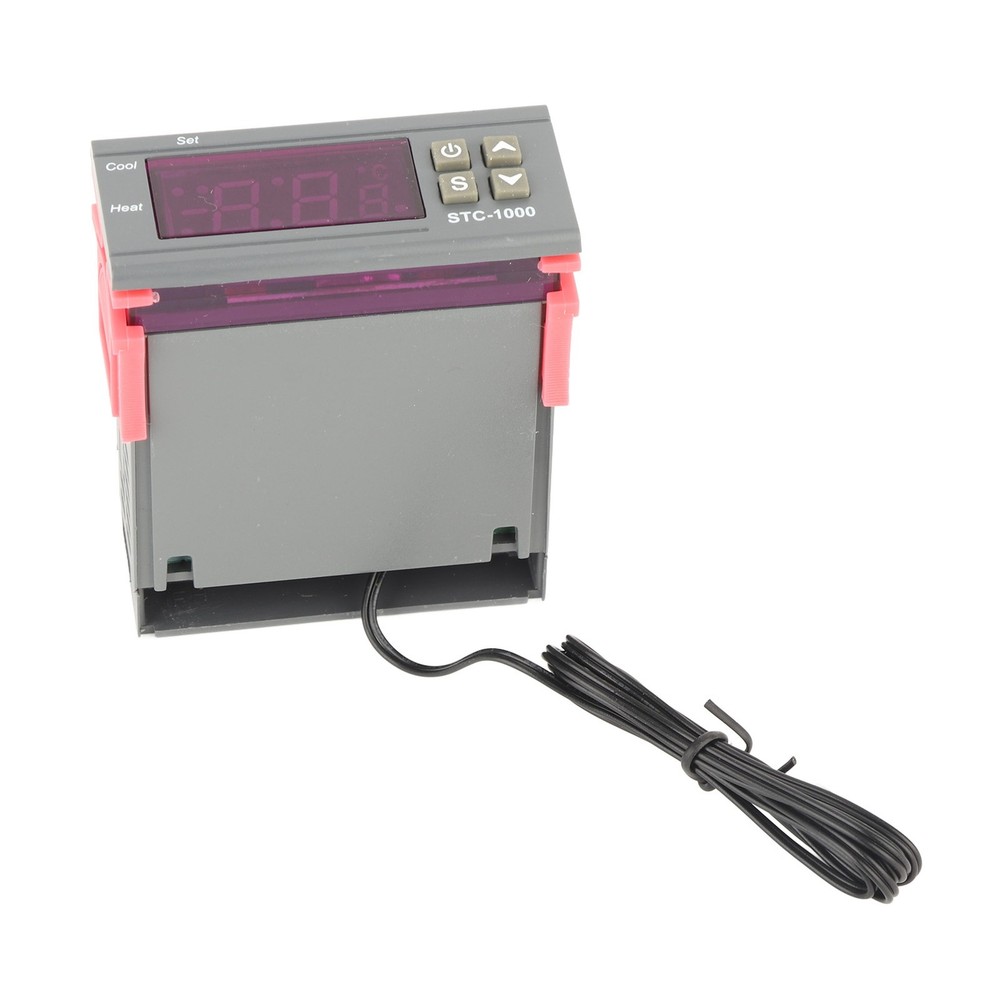 Digital Temperature Controller With Sensor STC-1000 Accurate Cooling And Hea