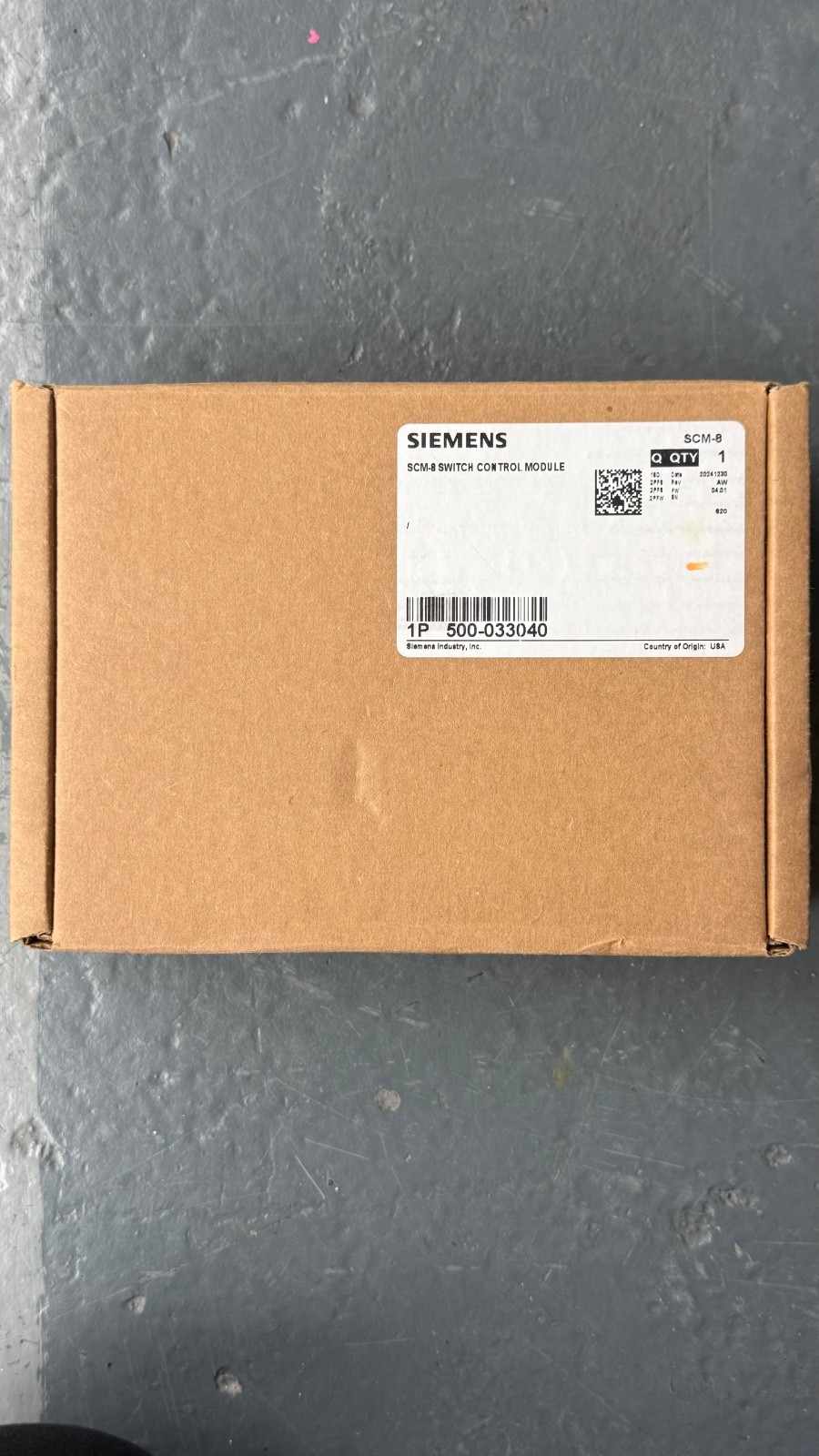 Brand New Siemens SCM-8 500-033040 Switch Control Module
