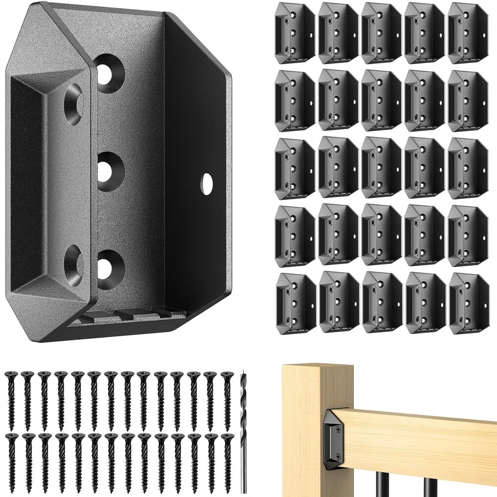 Rust-Resistant Deck Railing Connectors Bundle