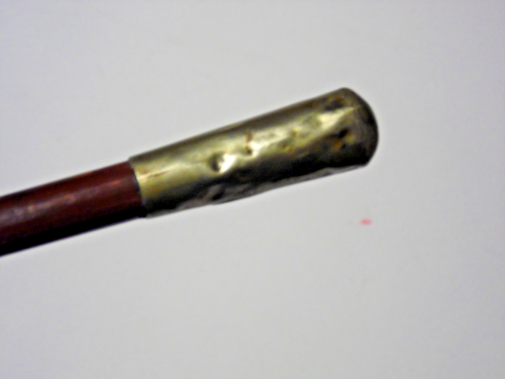 Worcestershire Regiment 29th swagger stick King's crown 70cm long.Military.