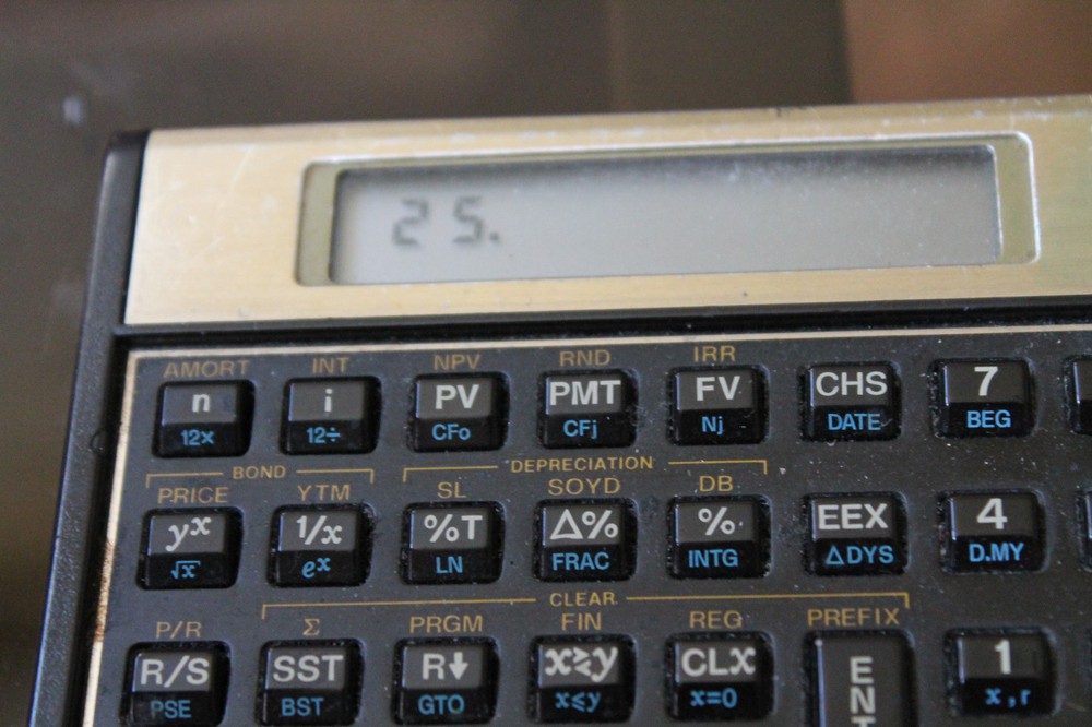 HEWLETT PACKARD FINACIAL CALCULATOR