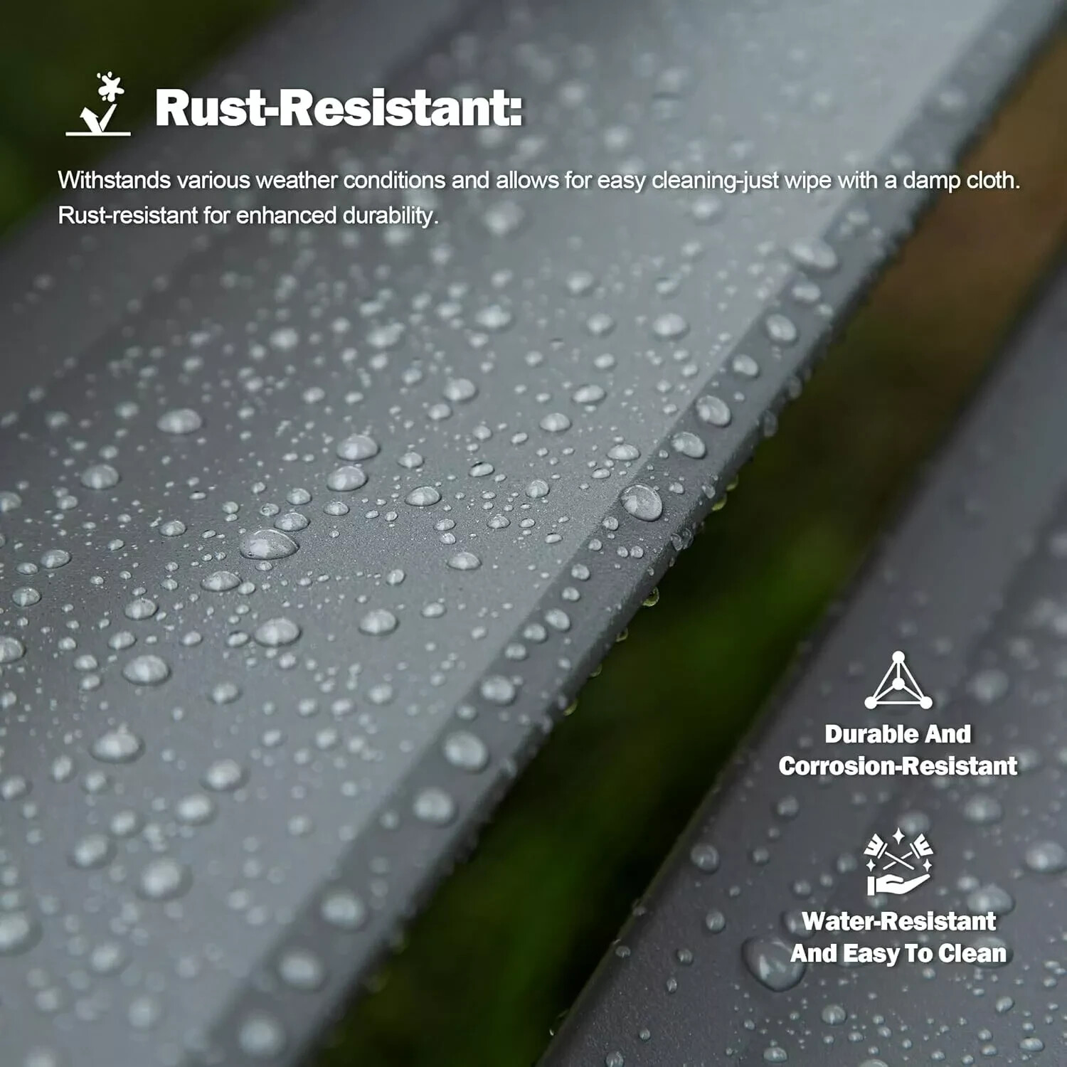 Domi Louvered Pergola Accessories Pergola Screens, Waterproof, Wind Block,Grey