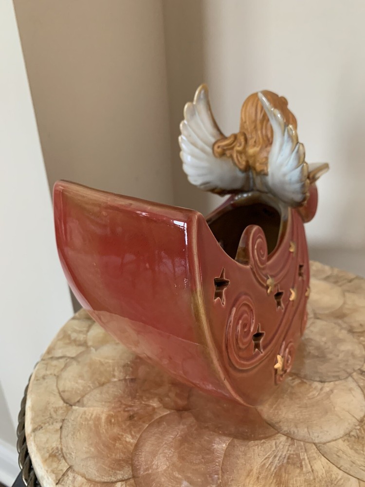 Angel Ceramic Planter