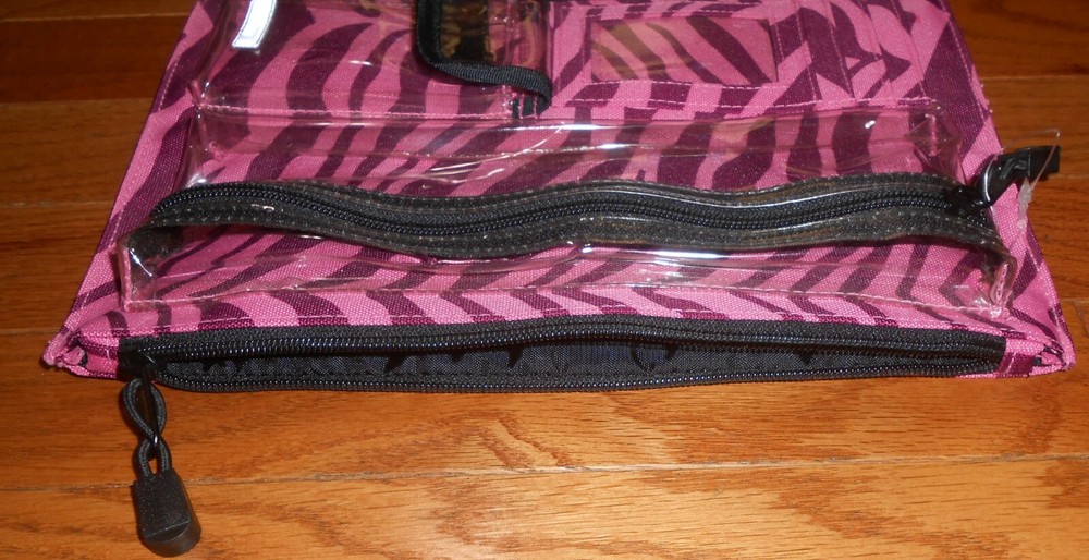 WOMEN'S OLD NAVY PINK CLOTH PRINT THREE RING NOTEBOOK INSERT