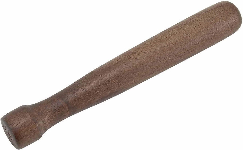 Wooden Muddler, Lacquered Walnut, Brown, Medium