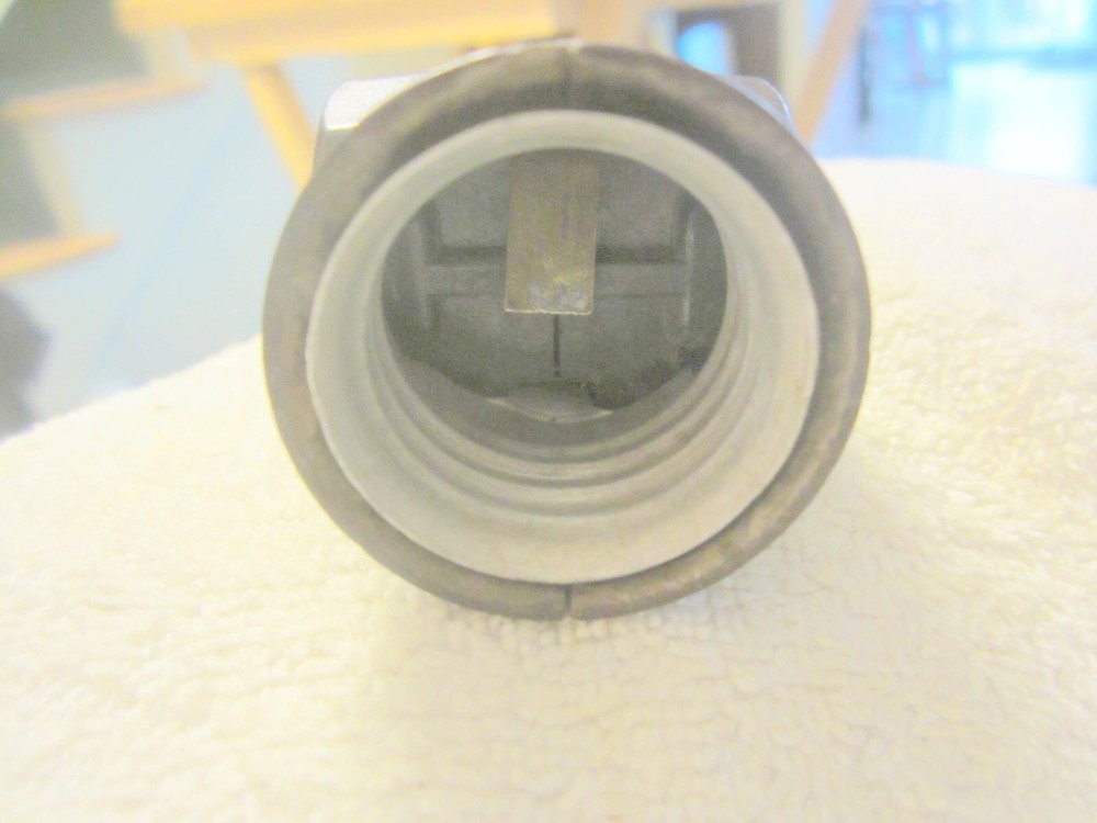 120 volt Leviton screw in socket for light bulb,multi plug,brown,VTG
