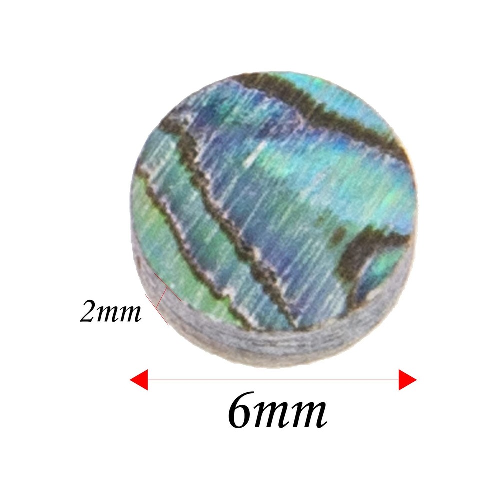 40Pcs Abalone Inlay Dots & Abalone Shell Binding Purfling Strips Compatible w...