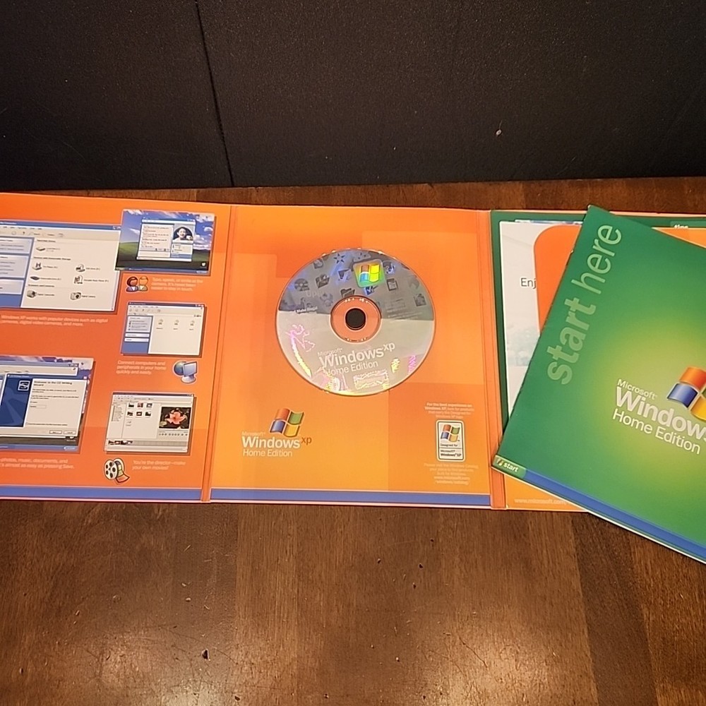 Microsoft Windows XP Home Edition Upgrade 2002 With  Product Key Code