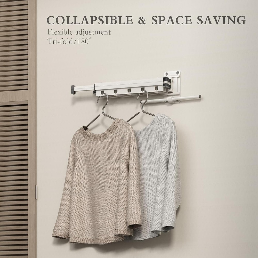 Drying Rack Wall Mounted Foldable Drying Rack Foldable/Retractable