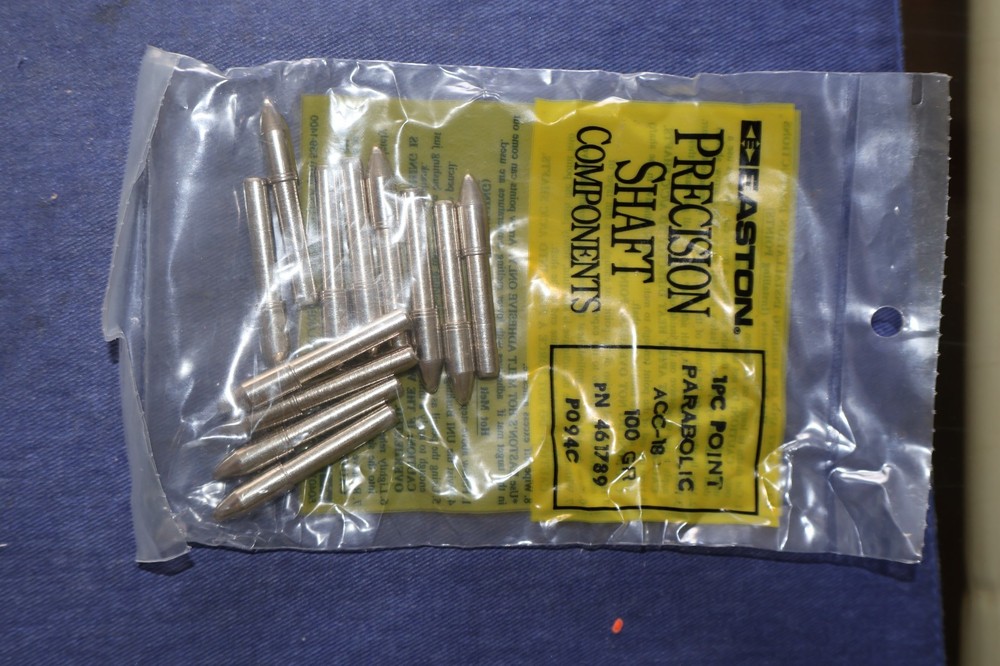 Micellaneous Archery Points,Inserts,and Knocks for Building Your Own Arrows