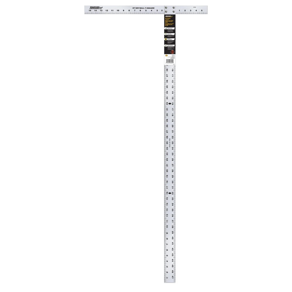 Johnson Level Aluminum T-Square – Measuring & Layout Tool