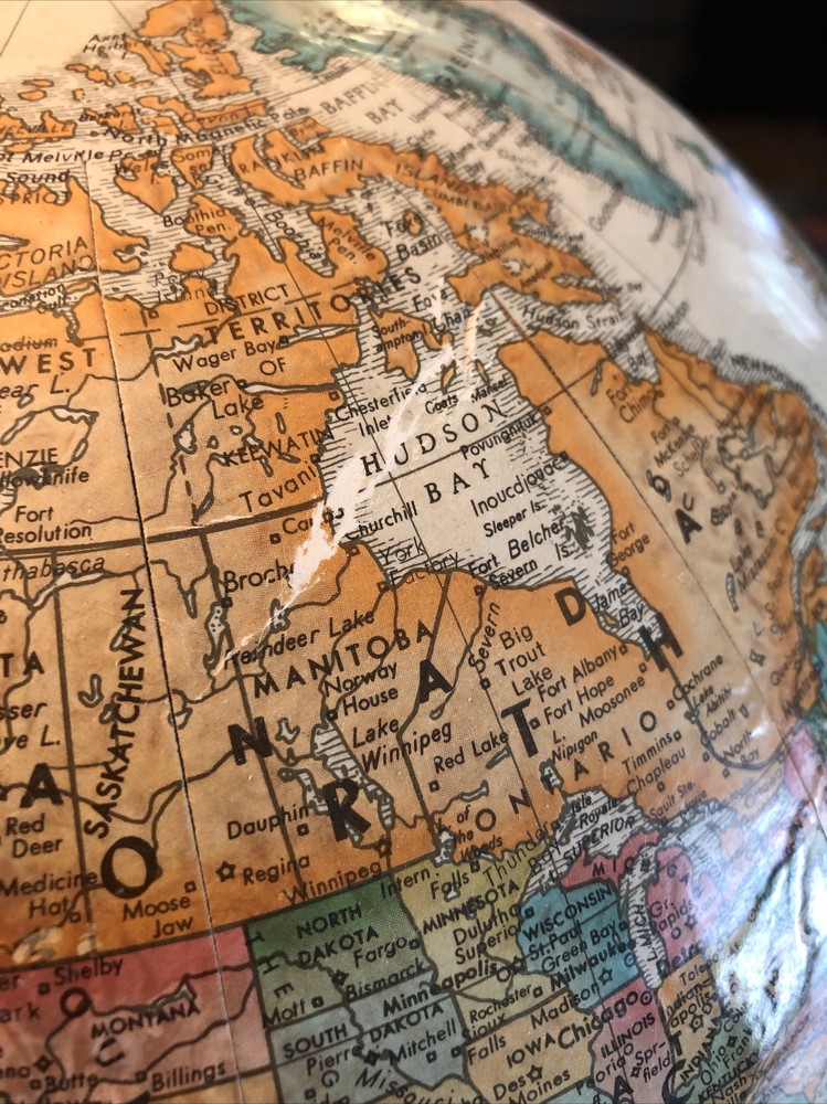 Replogle Globe 12” World Classic Series Raised Relief -no Base