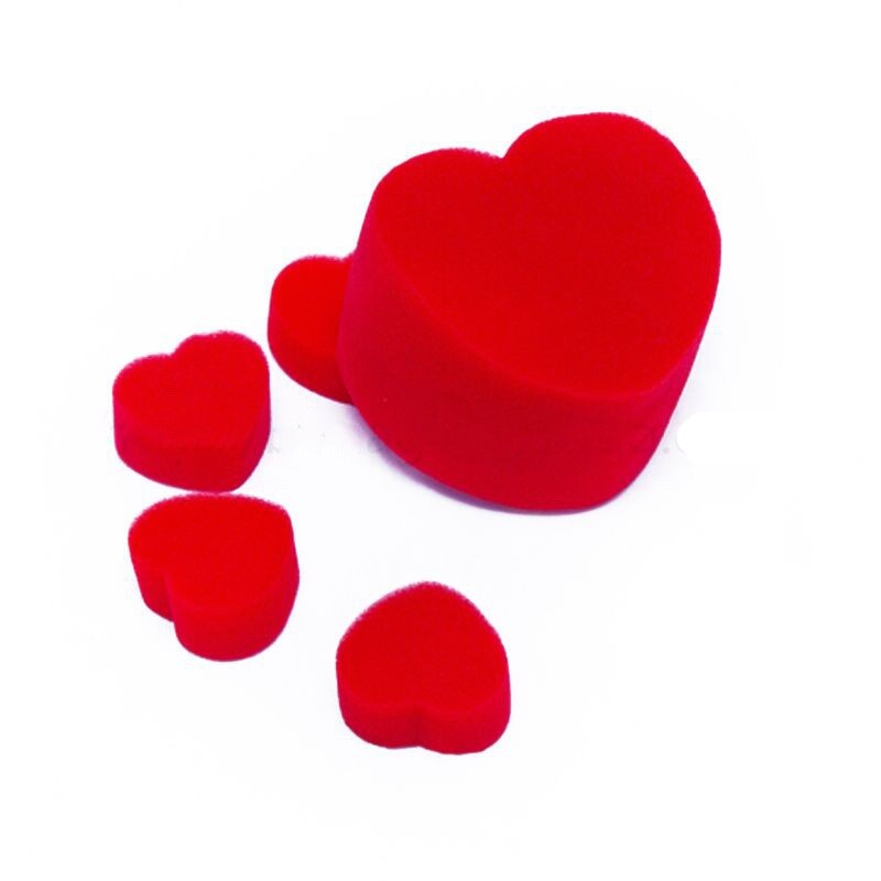 Heart Sponge 5 pc Magic Trick Funny Magician Tricks Props