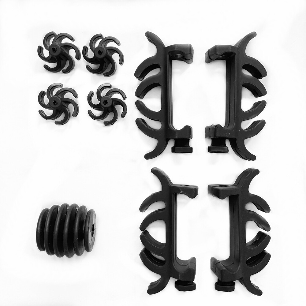 Archery Compound Bow Limb Stabilizer Rubber Limb Shock Dampener Silencer Set