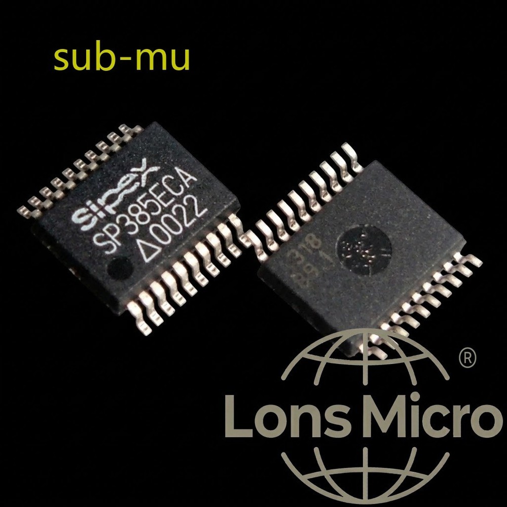 2 PCS SP385ECA SSOP-20 SP385 Line Driver/Receiver IC #sub/95