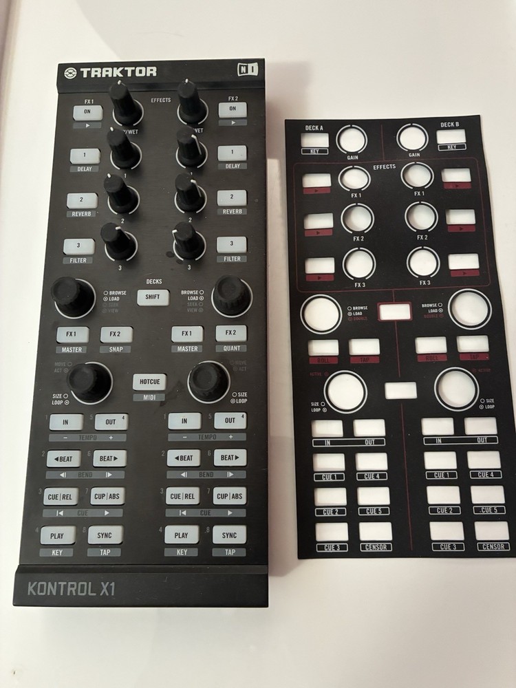 Native Instruments TRAKTOR KONTROL X1 DJ Controller Mixer Effector Looper Tested