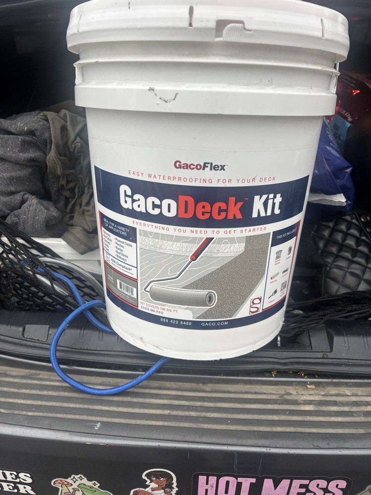 GacoFlex GacoDeck Kit Easy Application Waterproofing Kit for Deck Surfaces