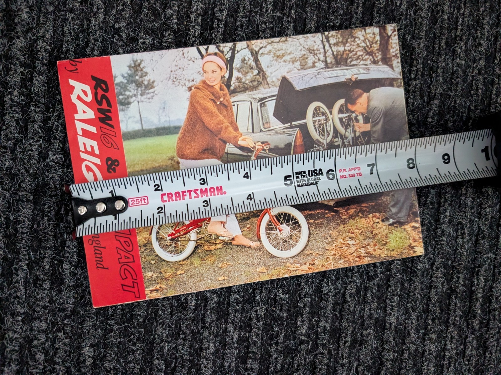 RALEIGH 1960's RSW16 Bicycle Catalog / Brochure ~ Original Vintage