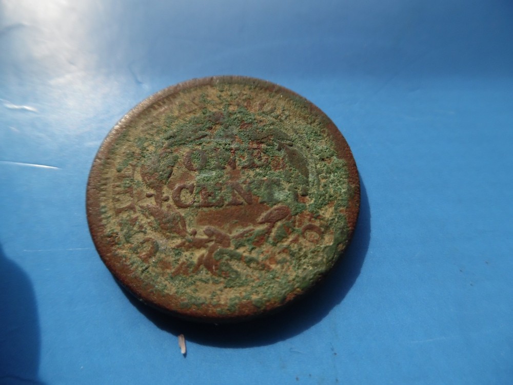 US. Large cent 1851. Full Liberty.