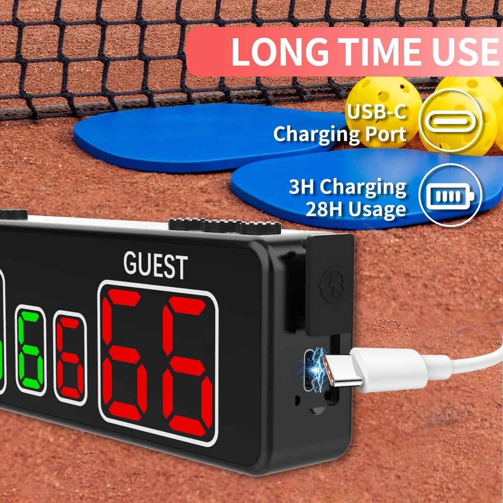 Score Keeper Battery Powered Cornhole Scoreboard , Portable Digital Scoreboard