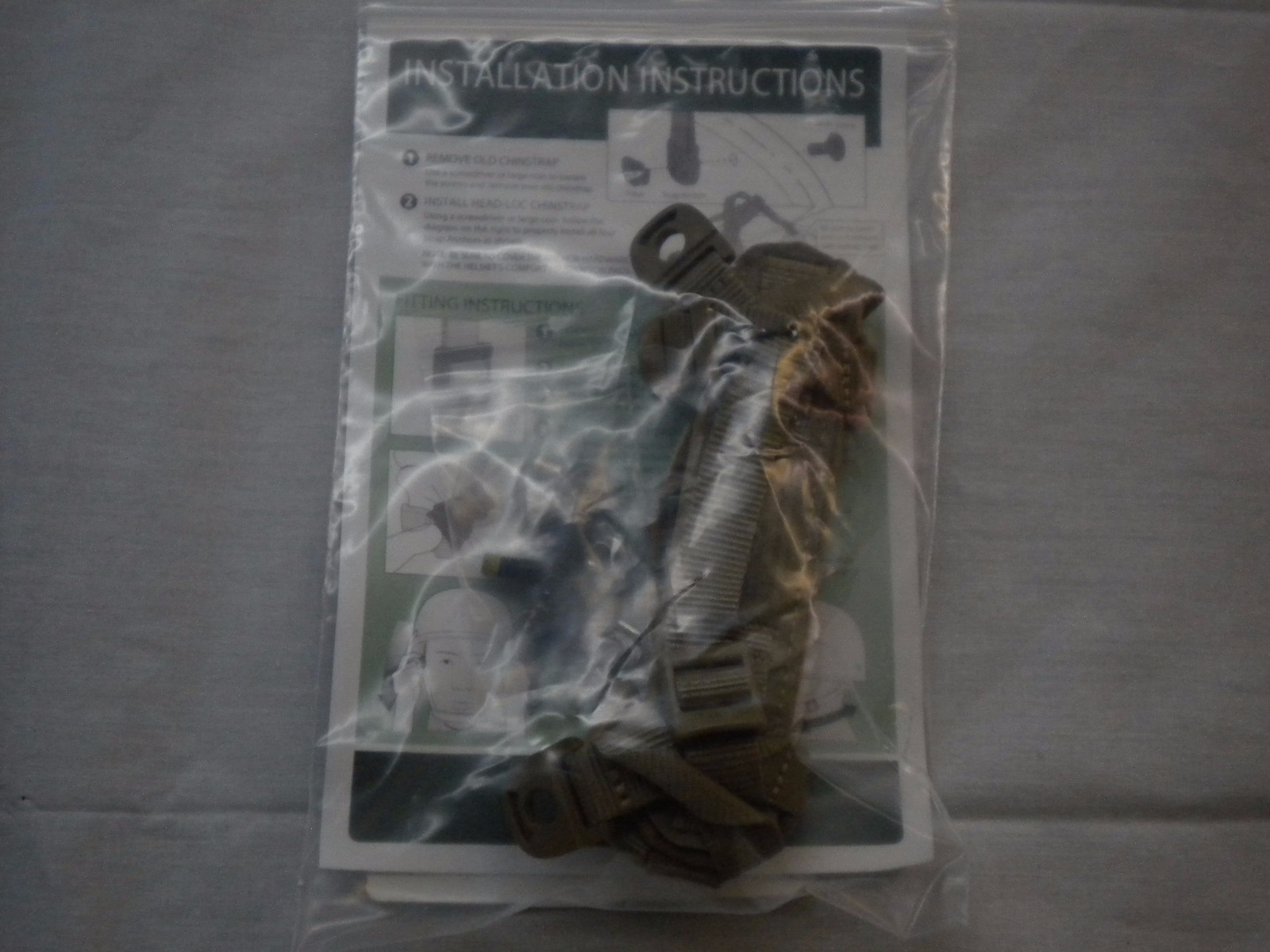 ACH & ECH IMPROVED H-NAPE RETENTION SYSTEM HEAD-LOC CHIN STRAP S/M/L/XL NEW 3851