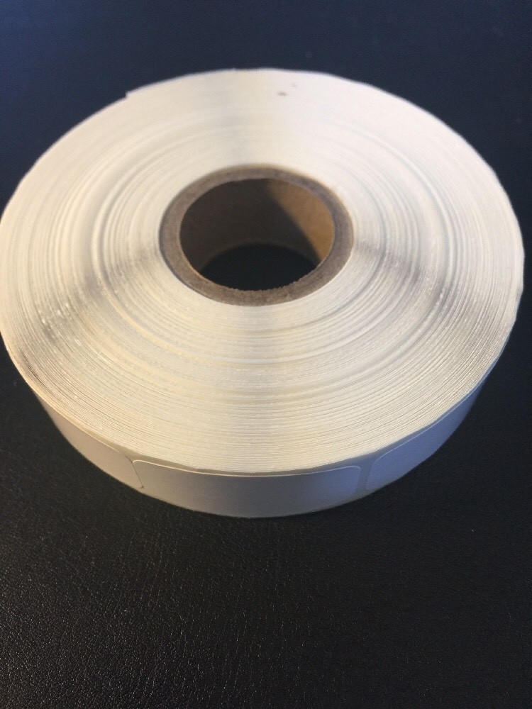 White Blank LABELS 1000 PER ROLL GREAT STICKERS store decals