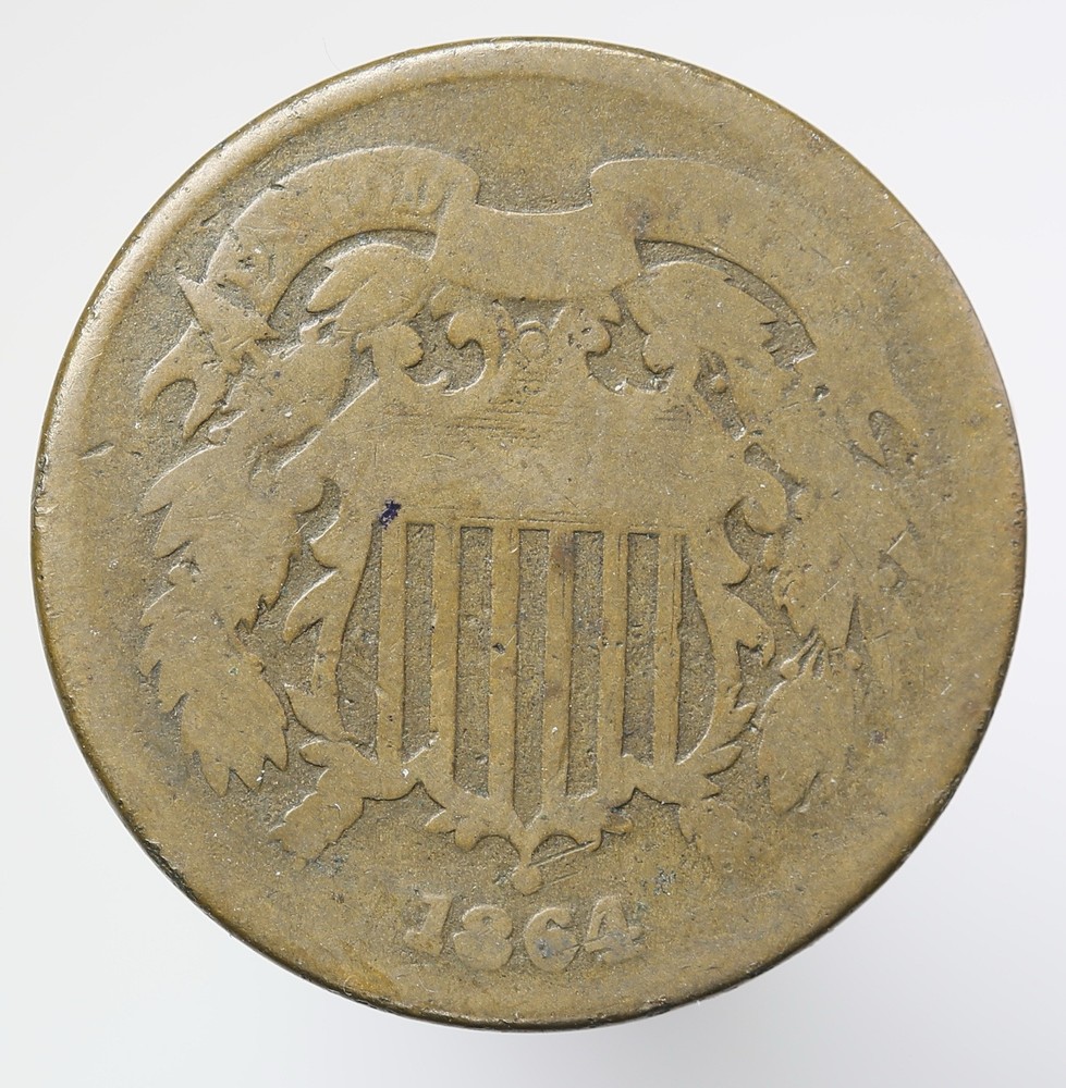1864 TWO CENT PIECE 2C (B2031)