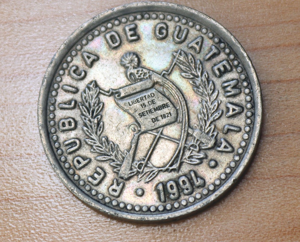 1994 Guatemala 25 Centavos