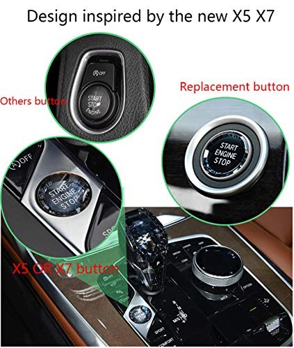 crystal style engine start stop switch ignition button fit E chassis code E60