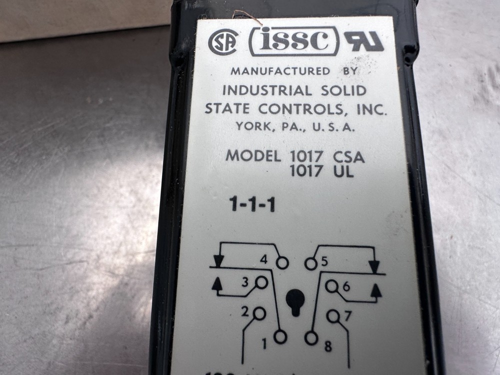 ISSC 1017 CSA Time On Delay Relay