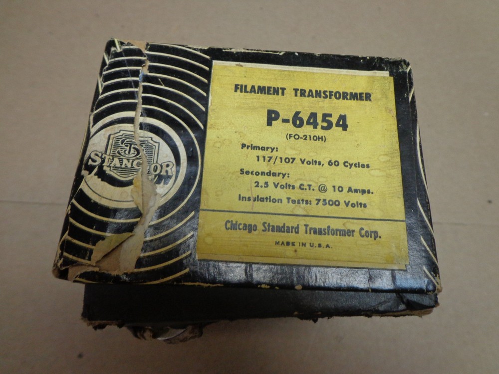 Stancor Filament Transformer P-6454