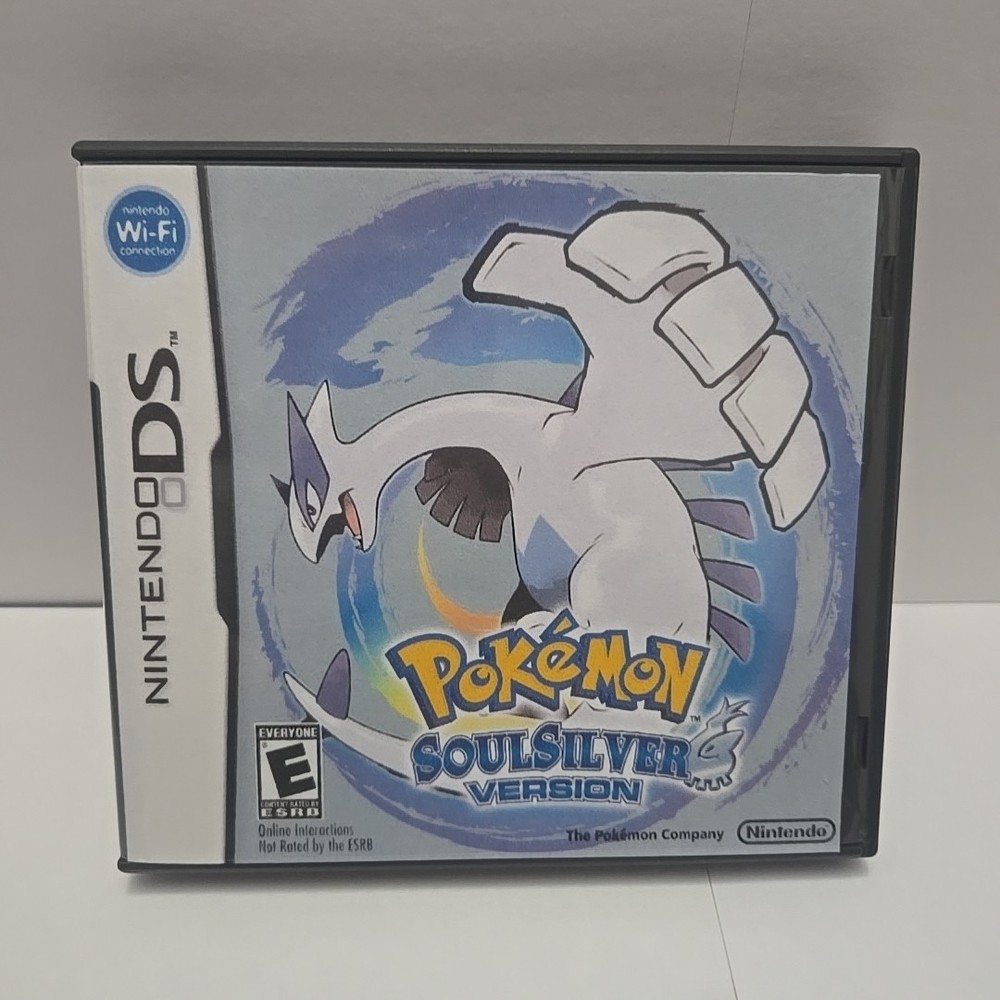 Replacement Case For Pokemon Soul Silver Version Nintendo DS