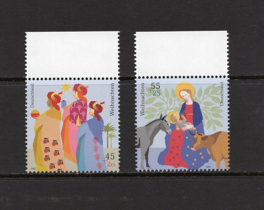 S4909   Germany  2007   Christmas   2v.   MNH