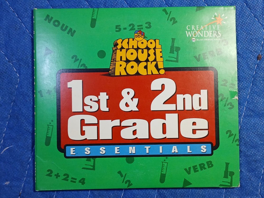 School House Rock! 1st & 2nd Grade Essentials PC/Mac Cd Rom