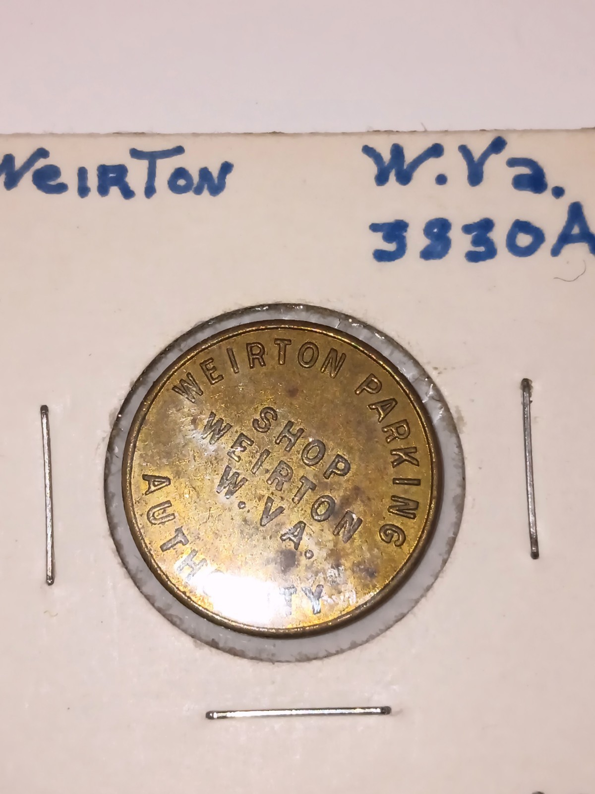 Vintage Wva Coal Script Tokens / Coins Money