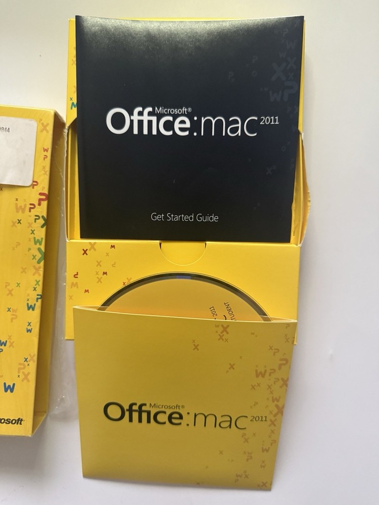 Microsoft Office: Mac 2011 Home& Student - 3 Users / 3 Macs - Complete Box Set